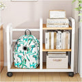Mobile Filing Cabinet with Wheels File Storage Trolley Cabinet Storage Cabinet Under the Desk Mobile Bookshelf Under the Desk Shelf File Cabinet
