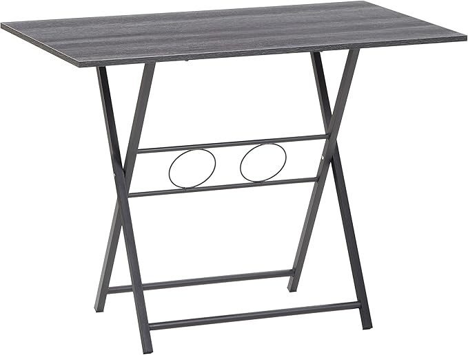 Small Foldable Desk for Small Spaces Living Room Multifunctional Computer Table Writing Workstation for Home Office No Assembly Required for Space Saving