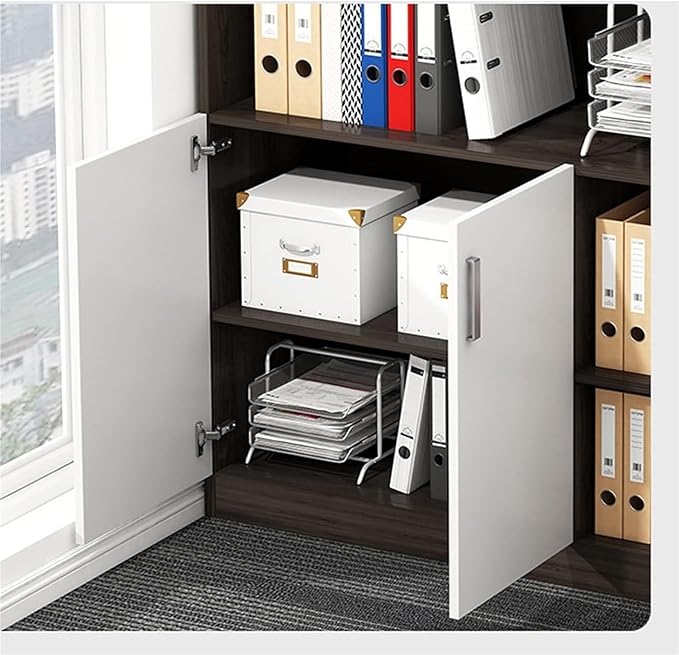 Filing Cabinet for Home &amp Office Versatile File Storage Solution Space Saving Partition Cabinets(A)