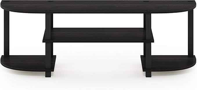 Furinno Turn-S-Tube Wide TV Entertainment Center Espresso/Black