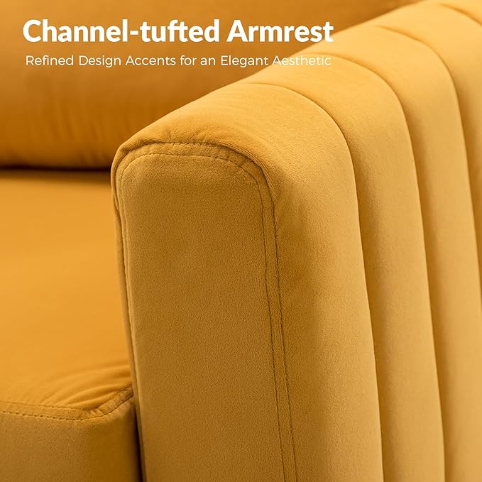 Modern Upholstered Velvet Accent Chair Velvet Armchair Club Chair with Gold Metal Legs Mid-Century Barrel Leisure Comfy Reading Chair for Livingroom Bedroom