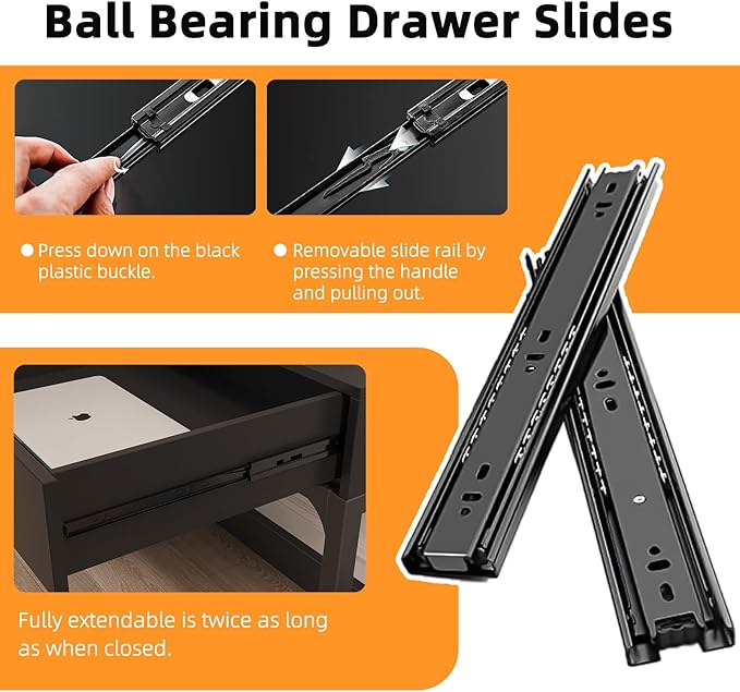 WESTREE Computer Gaming Desk Office - Study Writing Desk with Drawer for Teen Bedroom Makeup Desk Home Office Furniture with Storage Shelf Height Monitor Stand