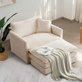 SoarFlash Chenille Sectional Sofa Comfy Modular Single Sofa with Ottoman Modern Recliner Deep Seat Sofa Set for Living RoomLight Coffee