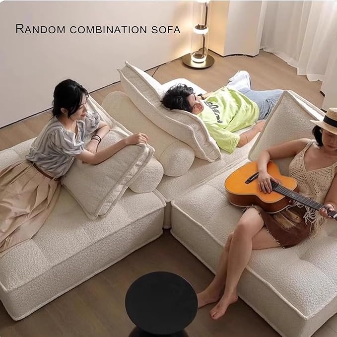 Modular Sectional SofaSectional Modular Sofa Modern Armless Single Square SofaModular Sectional SofaSponge Sectional Sofa Couch for Living Room Modular Sofa Couch(85x85cm)