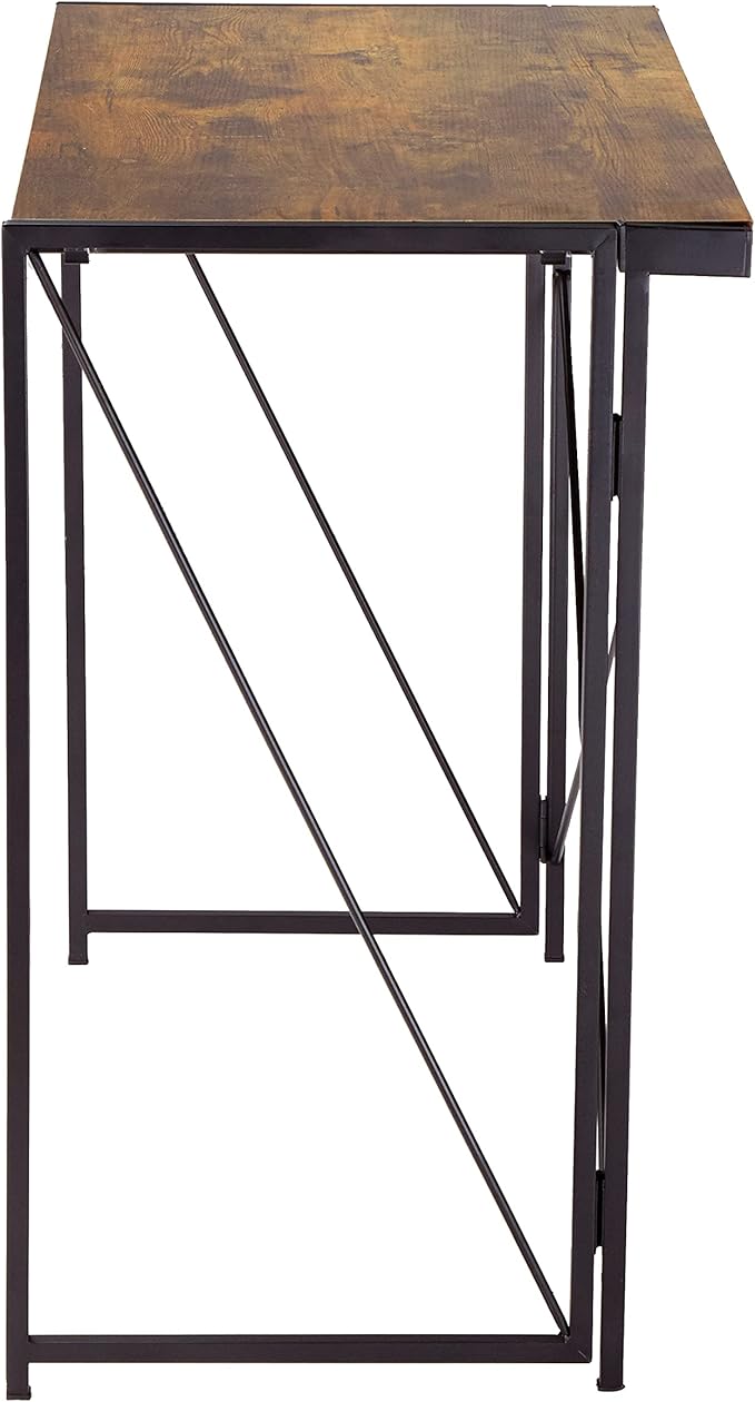 Urban Lifestyle Foldable Computer Desk Wood/Black