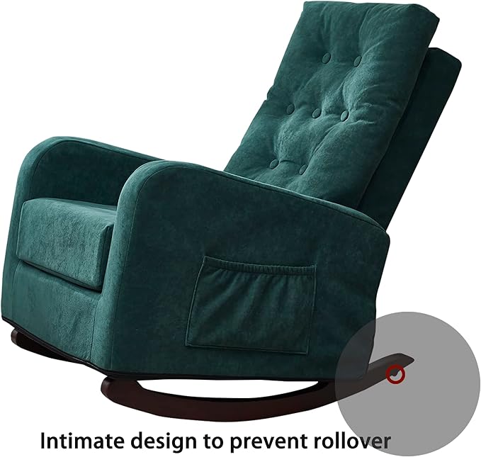 Accent Chair TV Chair Living Room Chair Lazy Recliner Comfortable Fabric Leisure SofaModern High Back Armchair