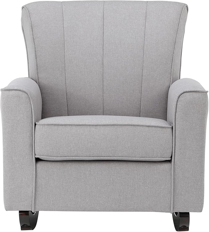 Light Grey Rocking Chair - Comfort &amp Support | Living Room &amp Bedroom | Pocket Coil Seat