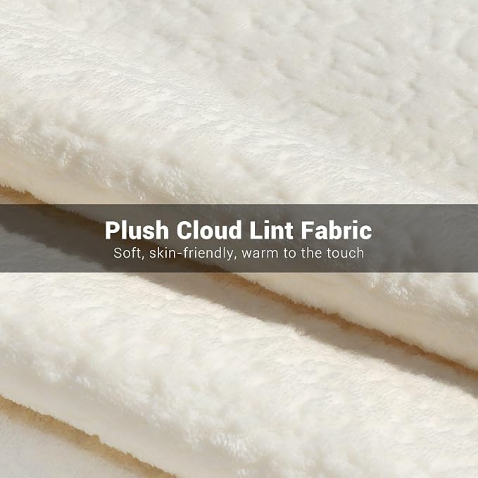 78.8 Cloud Sectional Couch Comfy 2 Seater Boneless Couch with Ottoman No Assembly Required Couches for Living Room Deep Seat Modular Sectional Sofa (Plush Cream White)