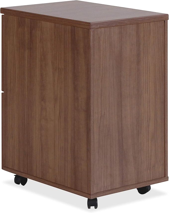 Lorell Essentials Walnut F/F Mobile Pedestal