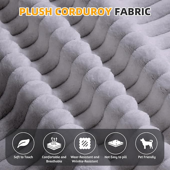 Convertible Sleeper Sofa Folding Futon Corduroy Floor Foam Compression Loveseat Sofa Bed Couch Foldable Full Size Guest Bed with 2 Pillows for Living Room Bedroom Apartment