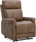 Wall Hugger Recliner Chair for Adults Faux Leather RV Recliner with USB Charging Ports Electric Power Reclining Sofa for Living Room Home Theater Seating Bedroom