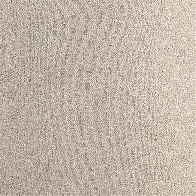 Pemberly Row Swivel Accent Chair Khaki Beige Boucle Upholstery High-Density Foam Cushion Solid Wood Frame Upholstered Base Low Profile Back Stylish and Durable Living Room or Makeup Table