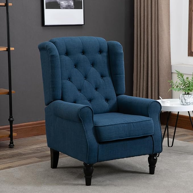 Button-Tufted Accent Chair: Living Room &amp Bedroom Comfort
