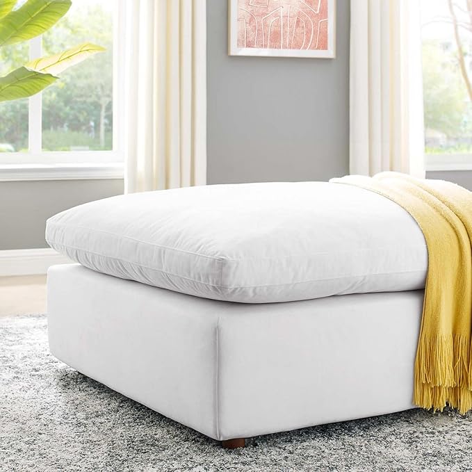 Modway Modular Sofa Commix Down Filled Overstuffed Performance Velvet