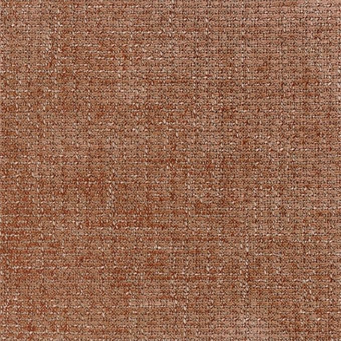 Pemberly Row Contemporary Chenille Accent Chair Orange Finish Soft Upholstery Reversible Cushions Espresso Wood Legs High-Density Foam Padding Durable Seating for Living Room or Bedroom