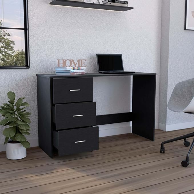 Writing Desk 3 Drawers Classic Style for Home Office &amp Study