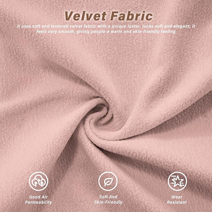 SoarFlash Velvet Sectional Middle Position Sofa Pink