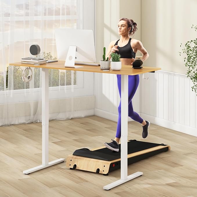 Tangkula 63 Inch Height Adjustable Electric Standing Desk Extra Large Sit Stand Desk with 3 Memory Height Settings Anti-Collision System 2 Hanging Hooks &amp Wire Holes Rising Desk for Home Offic
