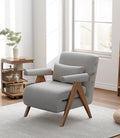 3 in 1 Convertible Sleeper Chair GreyFlip Out Sofa Chair Pull Out Couch to Bed for Adults Indoor Space Saving Lounger Furniture for Living Room Bedroom Compact Guest Bed W25x31.8Dx31.8H“