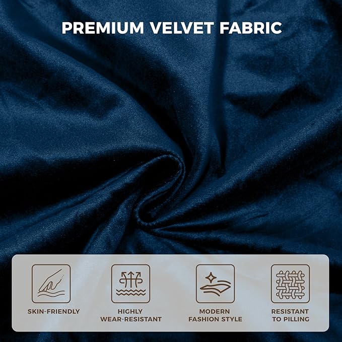 74.8 Queen Pull Out Couch BedVelvet Convertible Pull-Out Sofa Bed with Side Pockets3-in-1 Queen-Size Sleeper SofaSleeper Loveseat for Living RoomApartment Offices (Blue)