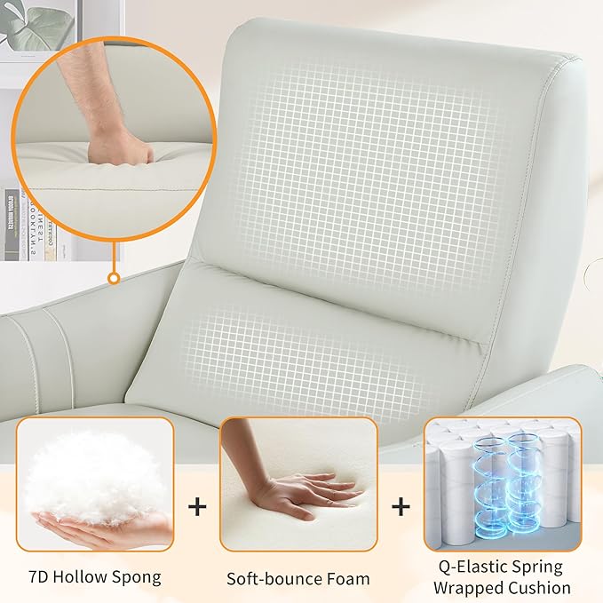 Wall Hugger Power Recliner Chair Zero Wall Electric Recliner Chairs with USB Port Space Saving Large Recliner for Living Room RV Home Theater