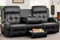 Recliner Sofa Massage Flip Back Reclining Sofa 3 Seater Sets Heavy Weight Capacity RV Loveseat Clearance Recliner Couch with Storage Cup Holders Wall Hugger Couches for Living Room