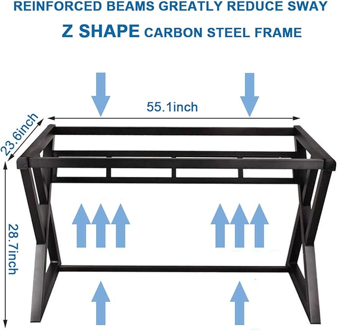 IPKIG Glass Computer Desk and Chair Set Foldable Office Chair and Glass Top Computer Desk with Carbon Steel Frame Home Office Desks Computer Table Study Writing Desk Workstation for Living Room