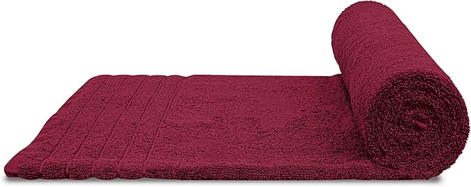 Tens Towels Pack of 2 Extra Large Bath Sheets 35 x 70 Inches 100% Cotton Larger &amp Lighter Weight Quicker to Dry Super Soft &amp Absorbent Oversized Bath Towels Burgundy