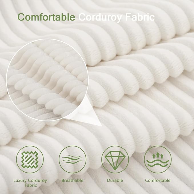 from Couch to Cloud: 3-Seater Boneless Sofa Bed for Small Spaces Cozy Tufted Corduroy Sleeper for Modern Adults No Assembly Needed Ships Compressed