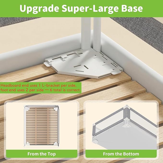 3-Piece Califormia King Size Bed Rail for Toddlers - Adjustable Baby Bed Rail Guard Kids Safety for Califormia King Size Bed (82.7x82.7x70.8-Grey)
