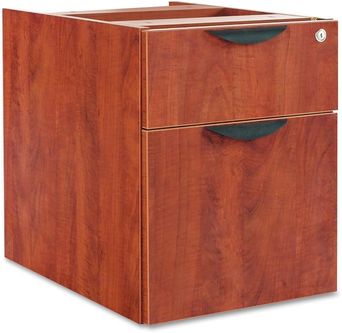 Valencia Series 3/4 Box/File Pedestal 15-5/8w x 21-1/2d x 19-1/4h Mahogany