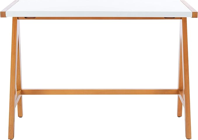 SAFAVIEH Home Collection Ripley Oak/White Desk DSK5001A