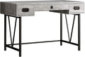 Monarch Specialties Computer Desk Home Office Laptop Storage Drawers 48 L Work Metal Grey