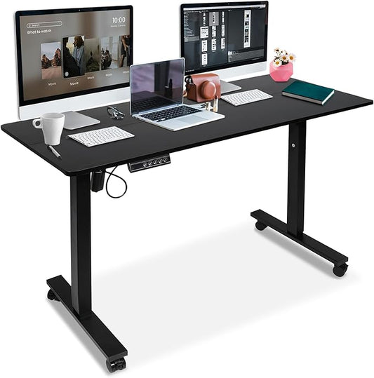 AJP Distributors Raising Desk Gaming Table with Smart Control for BedroomGamingOffice