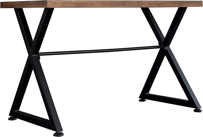 AC Pacific Nova Modern Industrial Home Office Computer and Working Desk Table Brown/Midnight