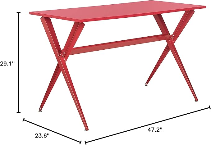 Safavieh Home Collection Chapman Desk Red