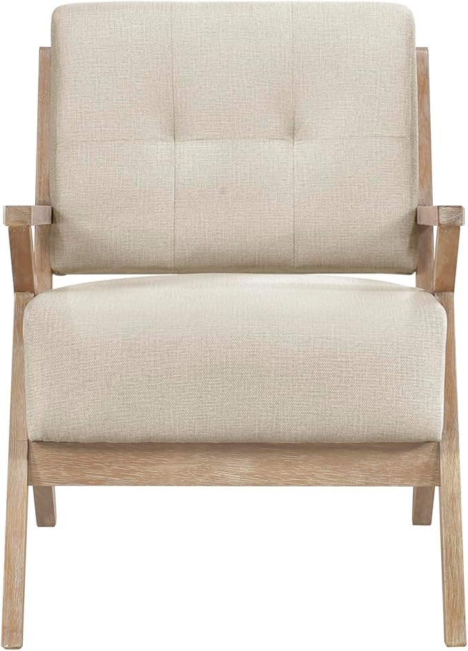 Lexicon Lhasa Fabric Accent Chair Sand Beige