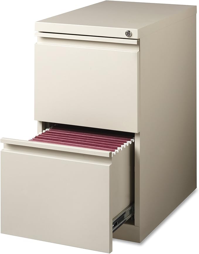 Lorell LLR49529 Mobile File Pedestal Putty