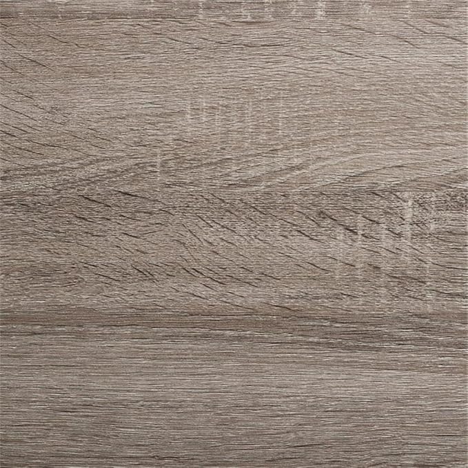 Allora Transitional Wood Home Office Desk Gray Wash Finish 47.13 W x 21.25 D x 31.13 H 2 Drawer Design Compact Modern Rustic Style for Small Spaces Sturdy MDF and Particle Board Construction