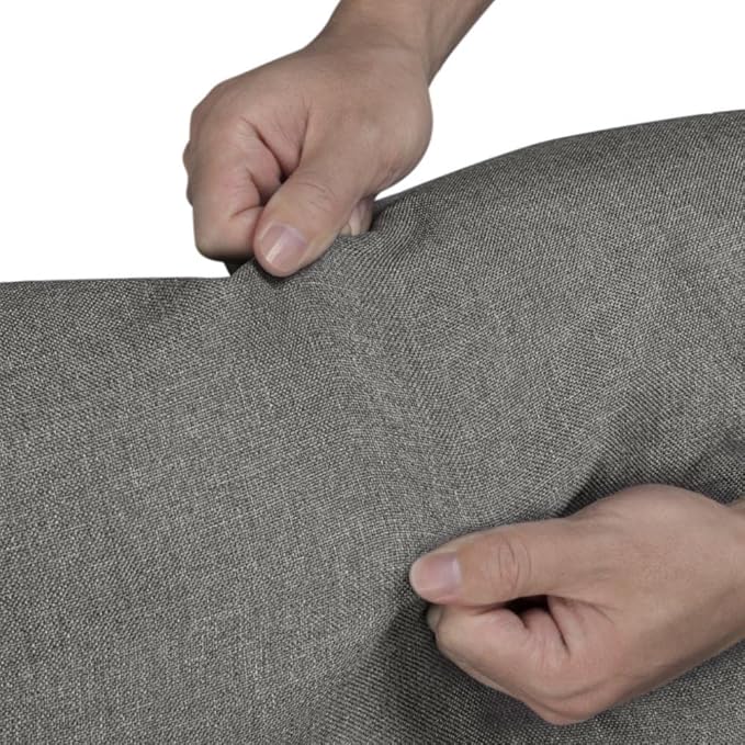 Yaheetech Fabric Recliner Sofa Reclining Upholstered Sofa with Pocket Spring Living Room Bedroom Home Theater Light Grey