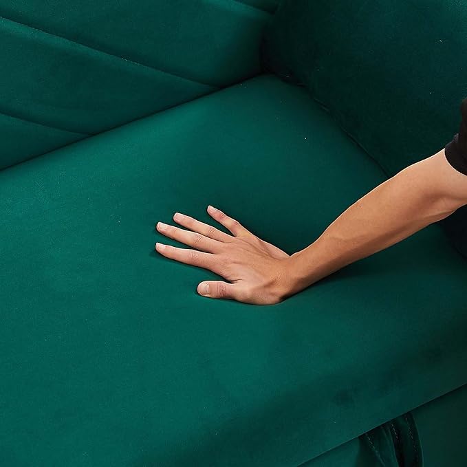 3 in 1 Convertible Sleeper Sofa Bed 55Compact Pull Out Couches with lumbar pillows &amp Storage pocket &amp USB Ports Adjustable Backrest Comfy Velvet Loveseat Sofas for Living Room Small Space