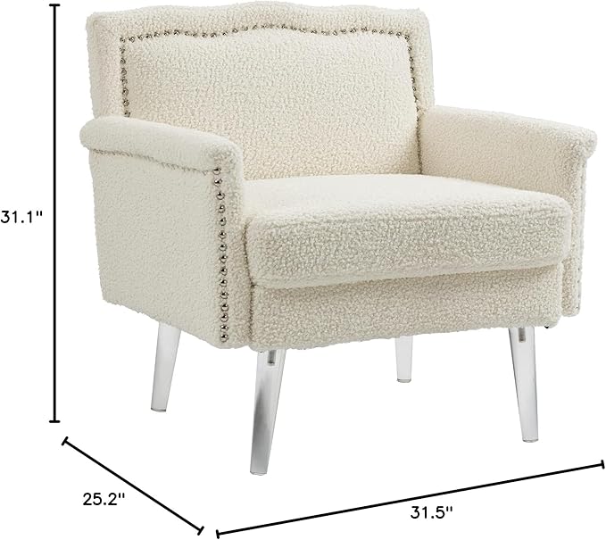 Accent ChairLiving Room Chair/Leisure Single Sofa with Acrylic feet