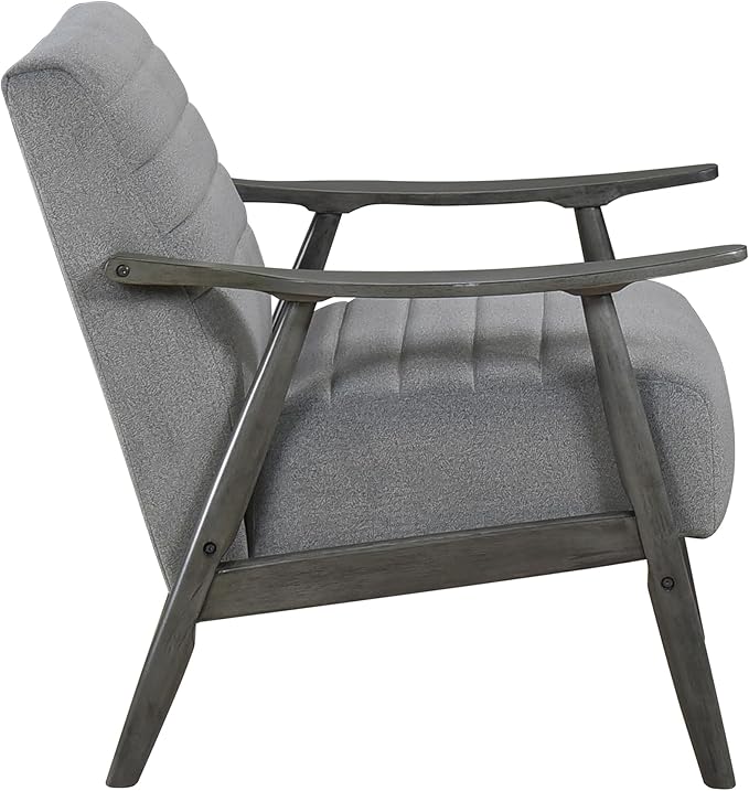 Lexicon Teague Velvet Accent Chair Gray