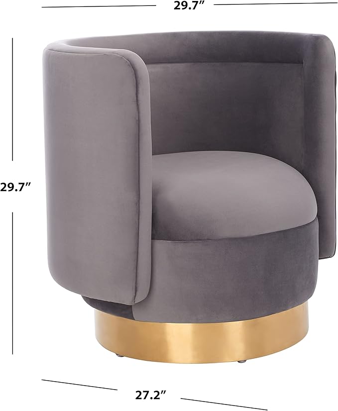 SAFAVIEH Couture Brynlee Swivel Accent Chair