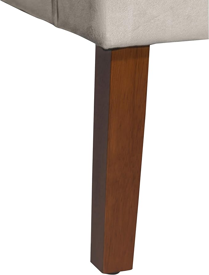 HomePop Swoop Arm Accent Chair Velvet Grey
