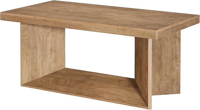 Tribesigns 63-Inch Executive Desk Large Office Computer Desk with Heavy Duty Pedestal Farmhouse Simple Workstations Writing Table for Home Office Rustic Brown