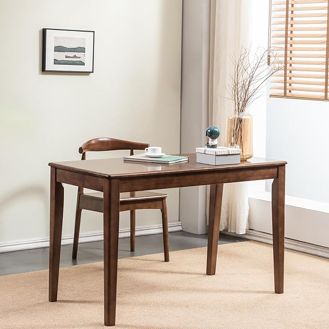 Solid Wood Desk with Drawers Small Computer Desk for Small Spaces Gaming Study Home Office Desks for Work Student PC Desk for Bedroom Escritorios para Cuartos