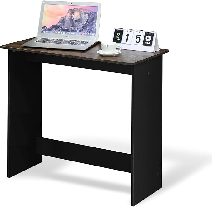 FURINNO Simplistic Study Table Columbia Walnut