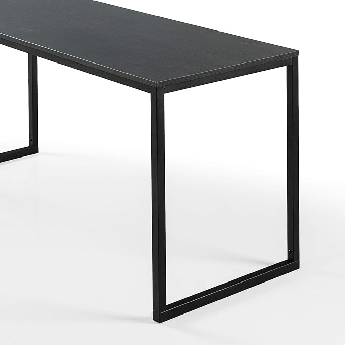 Zinus Jennifer 63 Inch Black Frame Desk Computer Workstation Office Desk Easy Assembly Deep Espresso