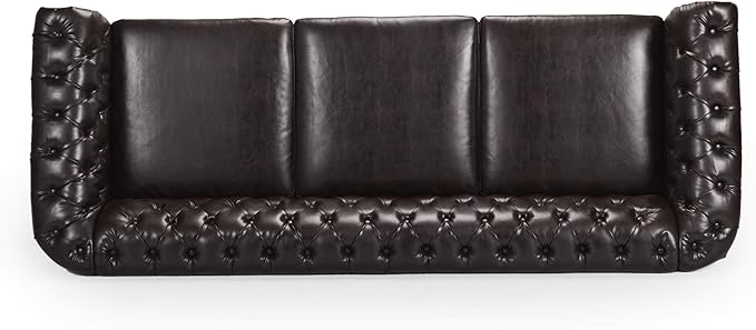 Christopher Knight Home Norma Sofas Brown Dark Brown